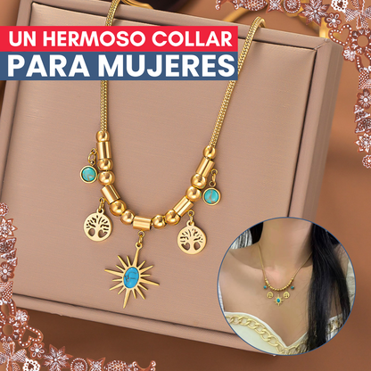 Hermoso collar árbol de vida + ENVÍO GRATIS