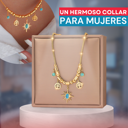 Hermoso collar árbol de vida + ENVÍO GRATIS