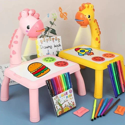 Mesa de dibujo infantil con proyector LED + ENVIÓ GRATIS